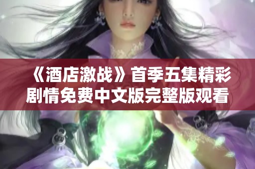 《酒店激战》首季五集精彩剧情免费中文版完整版观看链接分享