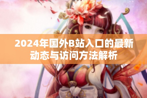 2024年国外B站入口的最新动态与访问方法解析
