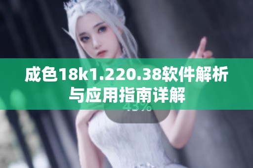 成色18k1.220.38软件解析与应用指南详解