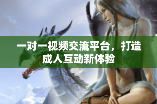 一对一视频交流平台，打造成人互动新体验