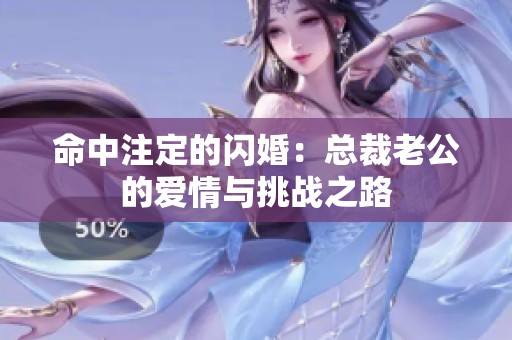 命中注定的闪婚：总裁老公的爱情与挑战之路