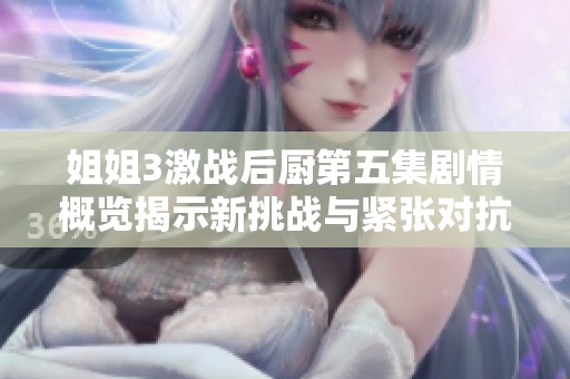 姐姐3激战后厨第五集剧情概览揭示新挑战与紧张对抗