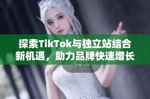 探索TikTok与独立站结合新机遇，助力品牌快速增长与传播