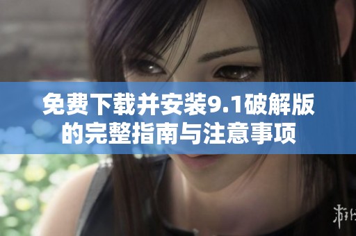免费下载并安装9.1破解版的完整指南与注意事项