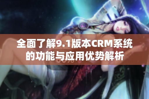 全面了解9.1版本CRM系统的功能与应用优势解析