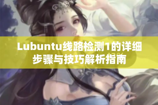 Lubuntu线路检测1的详细步骤与技巧解析指南
