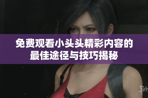 免费观看小头头精彩内容的最佳途径与技巧揭秘