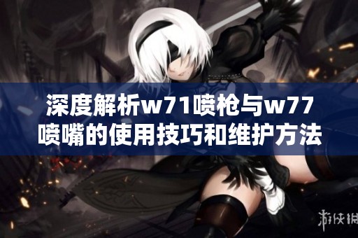 深度解析w71喷枪与w77喷嘴的使用技巧和维护方法视频