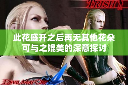 此花盛开之后再无其他花朵可与之媲美的深意探讨