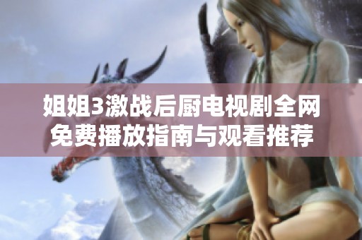 姐姐3激战后厨电视剧全网免费播放指南与观看推荐