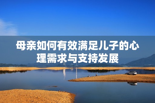母亲如何有效满足儿子的心理需求与支持发展