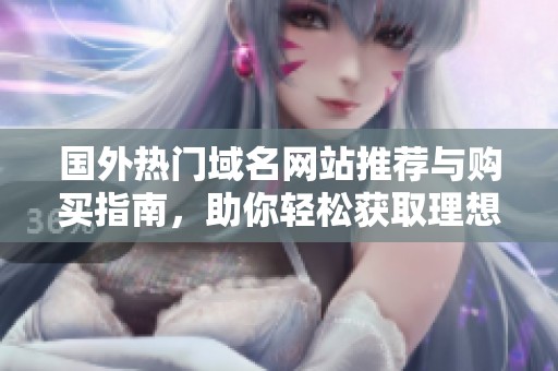 国外热门域名网站推荐与购买指南，助你轻松获取理想域名