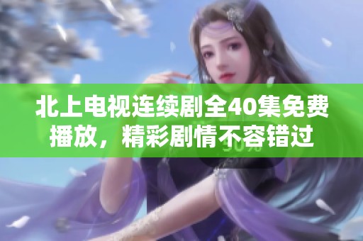 北上电视连续剧全40集免费播放，精彩剧情不容错过