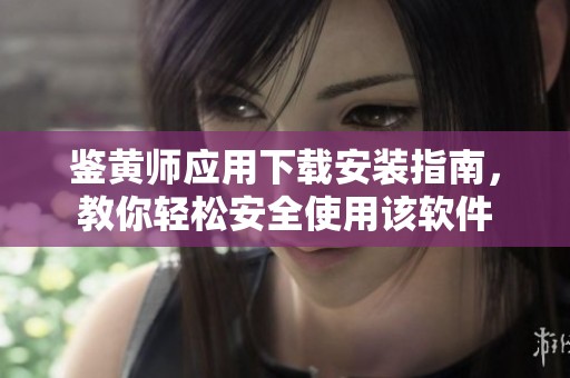 鉴黄师应用下载安装指南，教你轻松安全使用该软件