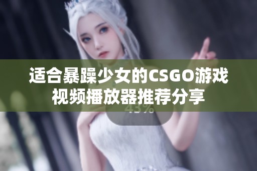 适合暴躁少女的CSGO游戏视频播放器推荐分享
