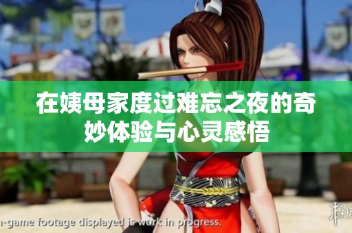 在姨母家度过难忘之夜的奇妙体验与心灵感悟