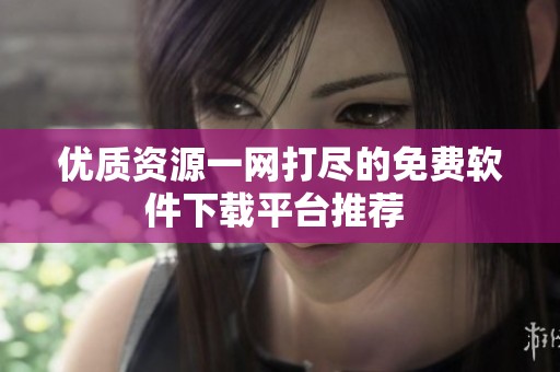 优质资源一网打尽的免费软件下载平台推荐 