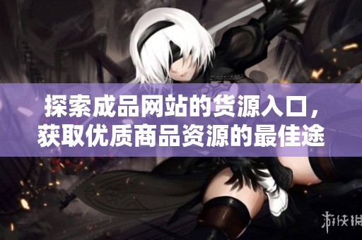探索成品网站的货源入口，获取优质商品资源的最佳途径