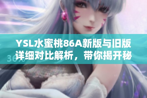 YSL水蜜桃86A新版与旧版详细对比解析，带你揭开秘密之美