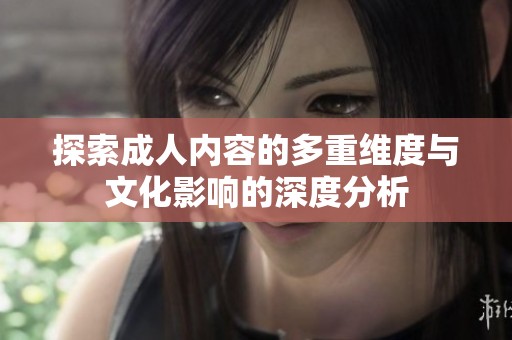 探索成人内容的多重维度与文化影响的深度分析