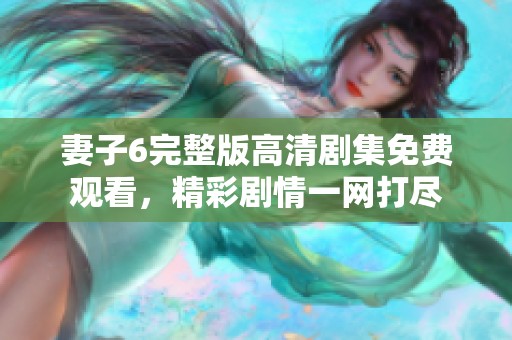 妻子6完整版高清剧集免费观看，精彩剧情一网打尽